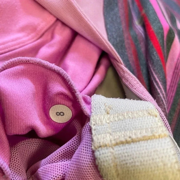 Lululemon Scoop Neck Tank Elevation  Space Dye/Smokey Rose Size 8 - Picture 4 of 8